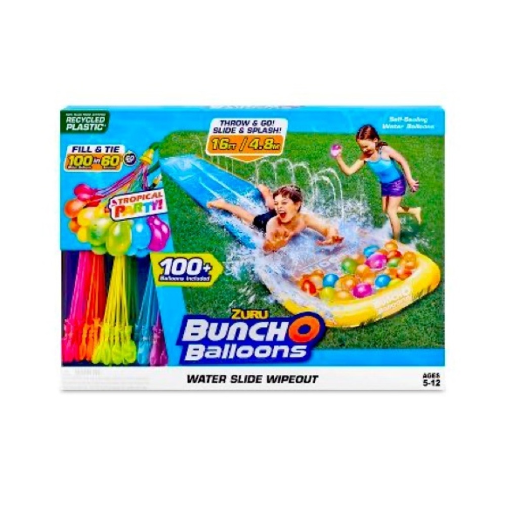 Zuru Bunch O Balloons Wipeout Water Slide and Balloon Set -